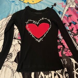 Vintage skelanimals thermal shirt